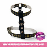 Handmade Cornish Tartan  Biothane Dog Harness - Vegan Leather / Waterproof Biothane