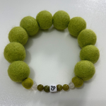 Zodiac Birthstone - Personalised Pom Pom Dog Collar