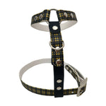 Handmade Cornish Tartan  Biothane Dog Harness - Vegan Leather / Waterproof Biothane