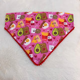 Handmade Dog Bandana - Made to be Together -Slide On