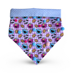 Cookie Monster Bandana - Snap On