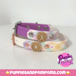 Waterproof Collar - Pastel Vichy - Pastel Purple