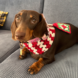 Christmas Scarf - Crochet Stripes