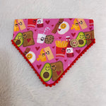 Handmade Dog Bandana - Made to be Together -Slide On