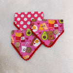 Handmade Dog Bandana - Made to be Together -Slide On