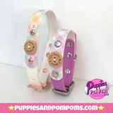 Waterproof Collar - Pastel Vichy - Pastel Purple