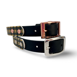 Handmade Biothane Collar - Cornish Tartan