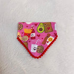 Handmade Dog Bandana - Made to be Together -Slide On