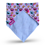 Cookie Monster Bandana - Snap On