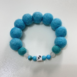 Zodiac Birthstone - Personalised Pom Pom Dog Collar