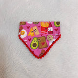 Handmade Dog Bandana - Made to be Together -Slide On