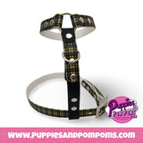 Handmade Cornish Tartan  Biothane Dog Harness - Vegan Leather / Waterproof Biothane