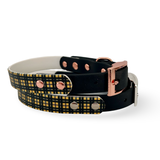 Handmade Biothane Collar - Cornish Tartan