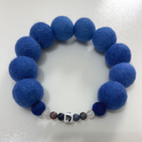 Zodiac Birthstone - Personalised Pom Pom Dog Collar