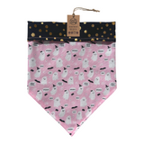 Cute Ghosts Halloween Dog Bandana - Tie on