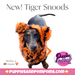 Dog Snood / Buff / Hat - Tiger