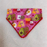 Handmade Dog Bandana - Made to be Together -Slide On