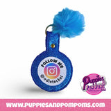 Handmade Personalised Instagram Name Keyring