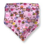 Bee Happy Dachshunds Bandana & Scrunchie Pack