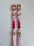 Handmade Valentine Beaded Dog Collar