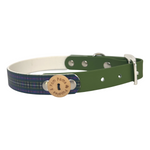 Handmade Biothane Dog Collar - Cornish Hunting Tartan