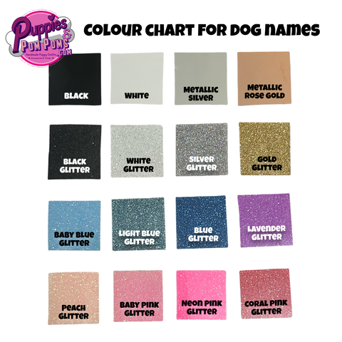 PERSONALISED NAME - VINYL ADD ON - FOR DOG BANDANAS, HARNESSES & WASTE BAG HOLDERS