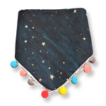 Pom Pom Dog Bandana - Terrazzo Stars - Snap On