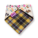 Cornish Tartan Bandana - Doggies - Snap On