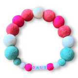 Sweet Watermelon Personalised Pom Pom Dog Collar