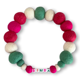 Sweet Watermelon Personalised Pom Pom Dog Collar