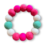 Sweet Watermelon Personalised Pom Pom Dog Collar