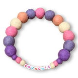 Lavender & Pinks - Personalised Pom Pom Dog Collar - As seen in Vogue