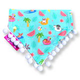 Summer pool party Polka Dot Bandana