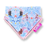 Handmade Mermaids Polka Dot Dog Bandana - Slide On