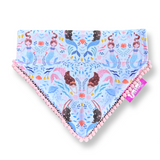 Handmade Mermaids Polka Dot Dog Bandana - Slide On