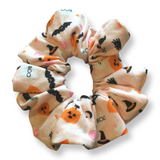 Boo! Halloween Pumpkins & Creepy Critters Scrunchie