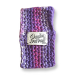 Ombré Purple & Pink Crochet Dog Snood / Buff