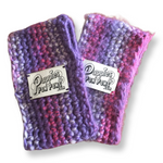 Ombré Purple & Pink Crochet Dog Snood / Buff