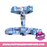 Handmade Adjustable H Dog Harness - Mermaids