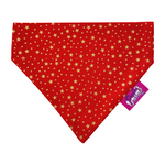 Christmas Stars and Snowballs Bandana