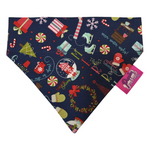 Christmas Dog Bandana - Merry Wishes