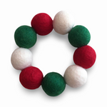 Pom Pom Bracelet - Christmas