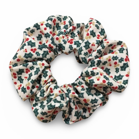 Holly and Berry Beautiful Scrunchie