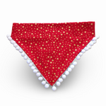 Christmas Stars and Snowballs Bandana