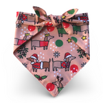 Christmas Dachshunds Bandana & Scrunchie Pack