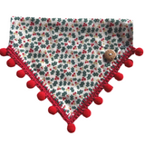 Holly and Berry Merry Christmas Bandana