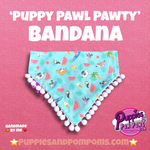 Summer pool party Polka Dot Bandana