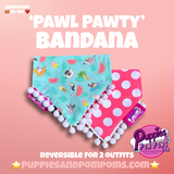 Summer pool party Polka Dot Bandana