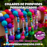 Custom - Pom Pom Collar - 2cm Balls