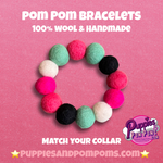 Pom Pom Bracelet - Watermelon - Big Balls